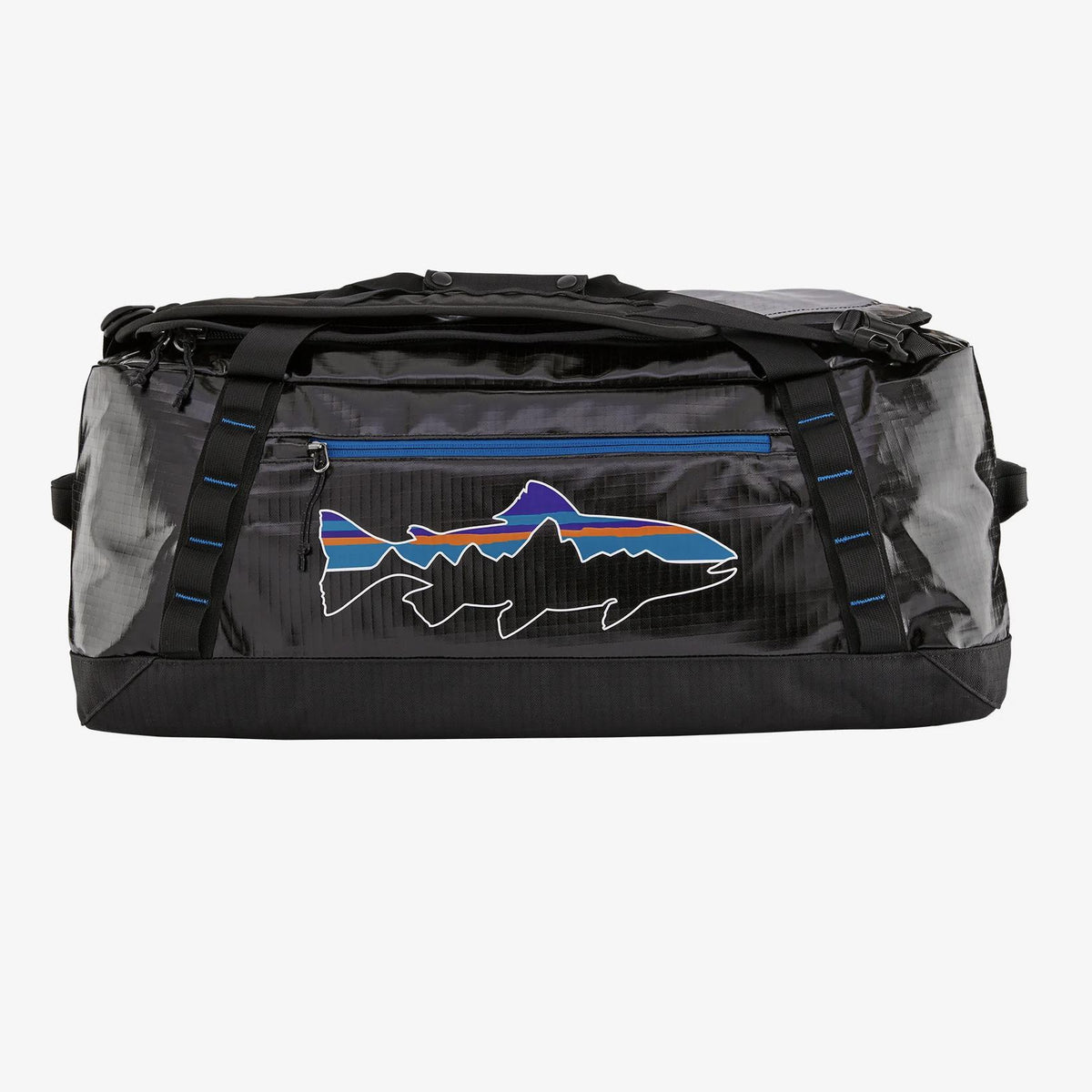 patagonia black hole fitz roy trout duffle 90l Black Hole Duffel Bag 55L