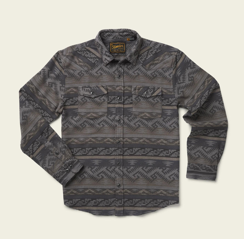 Sheridan Longsleeve Shirt - Herrador Jacquard Pencil Lead