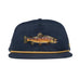Brown Trout Hat - Navy