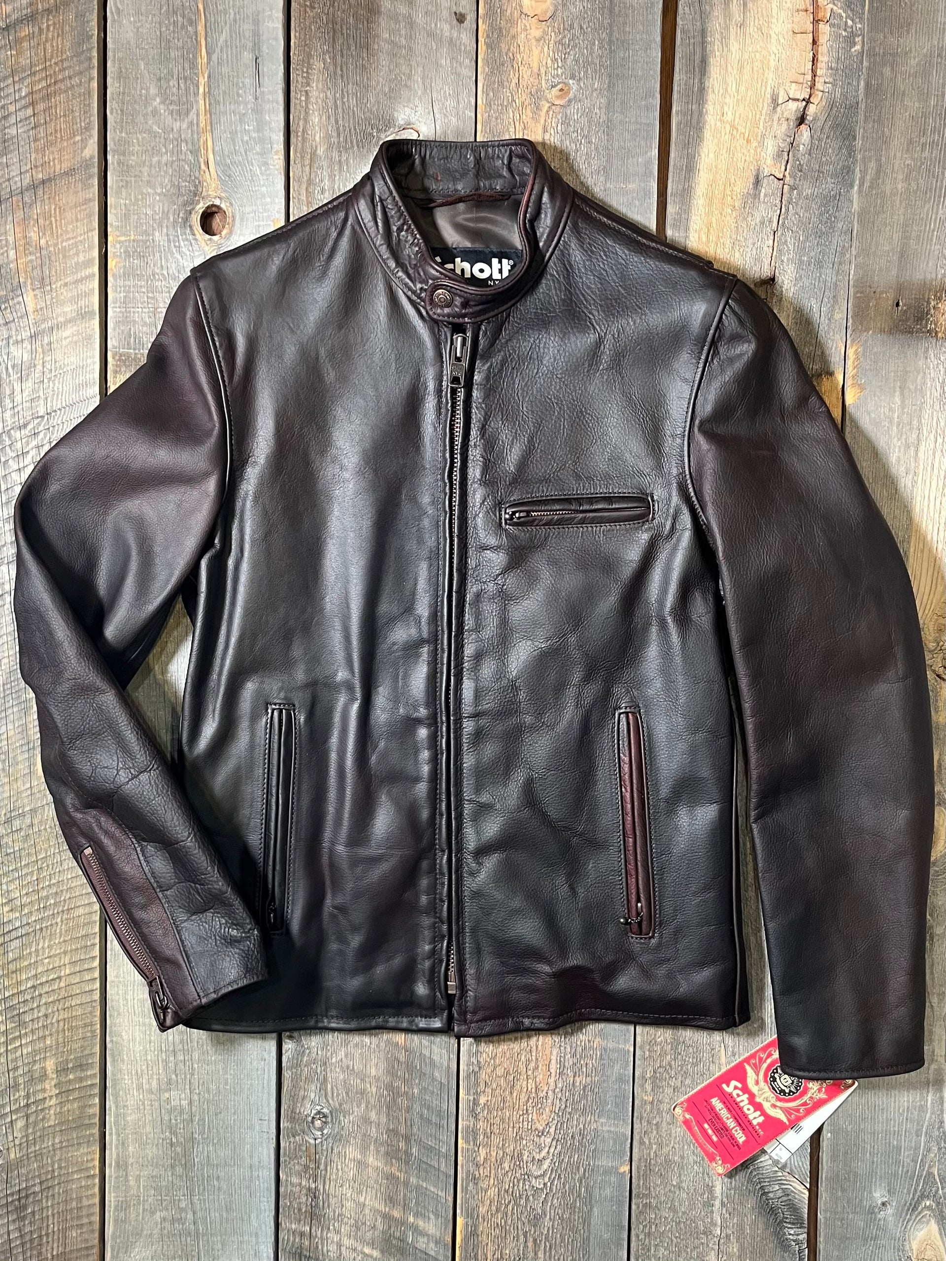 Schott NYC Cafe Racer Jacket 550 – ASHER GOODS - Main Image
