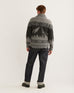 Scenic Peak Lambswool Cardigan - Charcoal