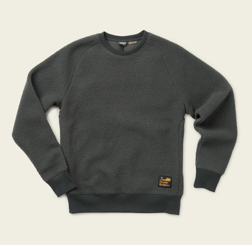 Flint and Tinder Herringbone Jacquard Crew - Charcoal, Crew Neck  Sweatshirts