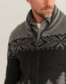 Scenic Peak Lambswool Cardigan - Charcoal