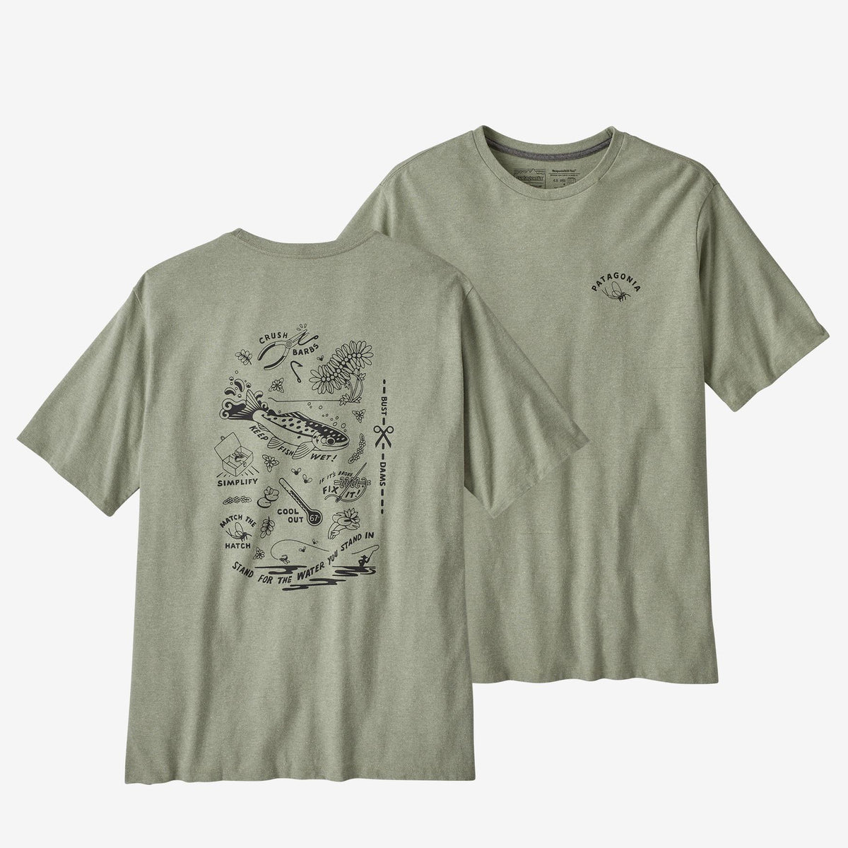 Action Angler Responsibili-Tee® - Salvia Green – ASHER GOODS Co.