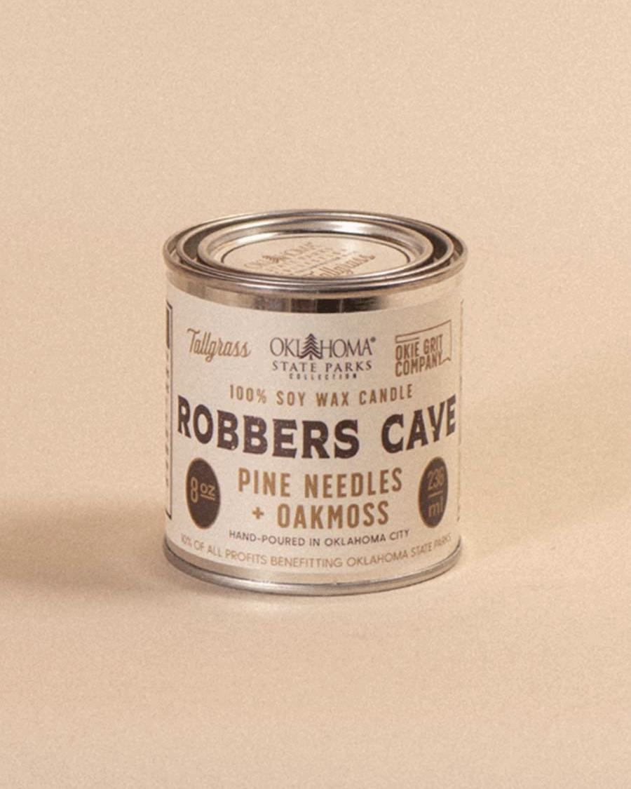 Robbers Cave Oklahoma State Parks Collection Candle