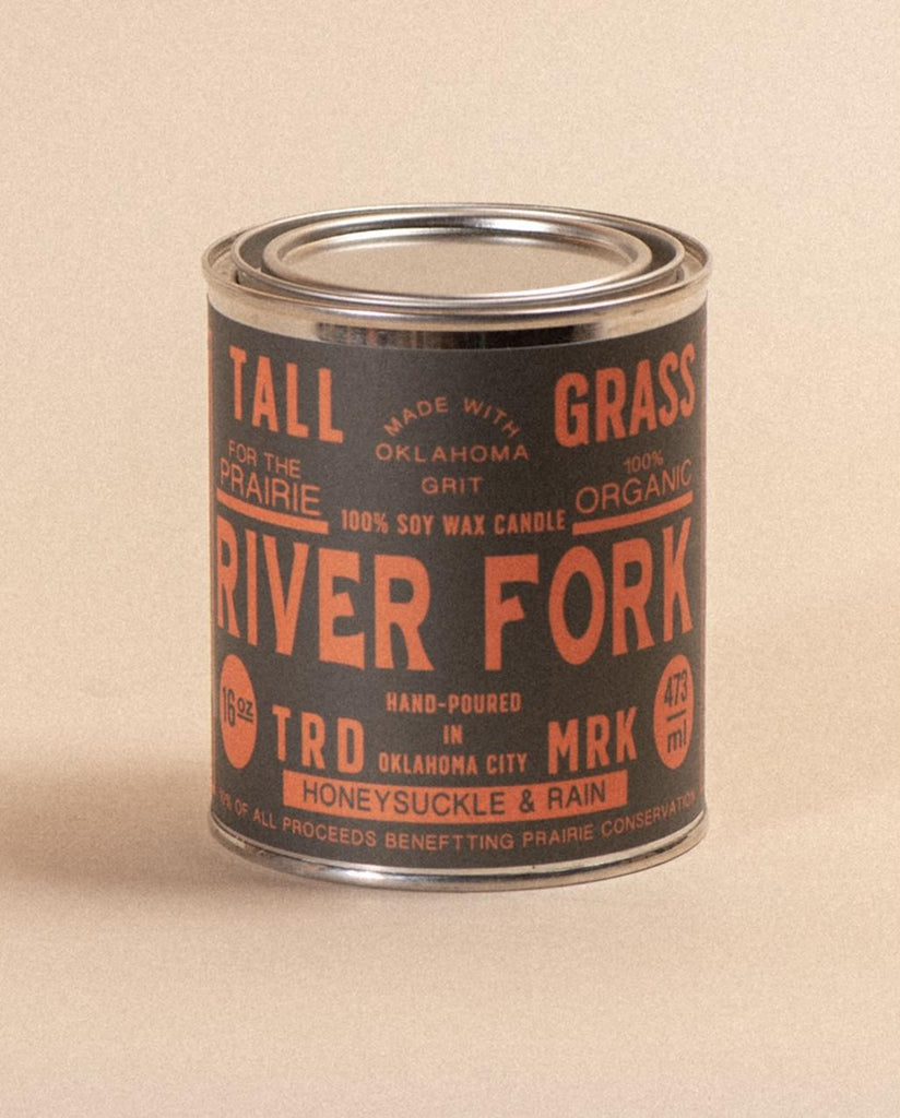 River Fork Honeysuckle + Rain Candle