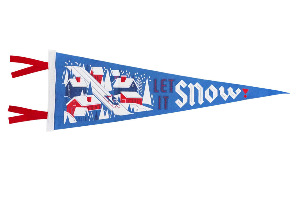 Let It Snow! Pennant | Invisible Creature x Oxford Pennant