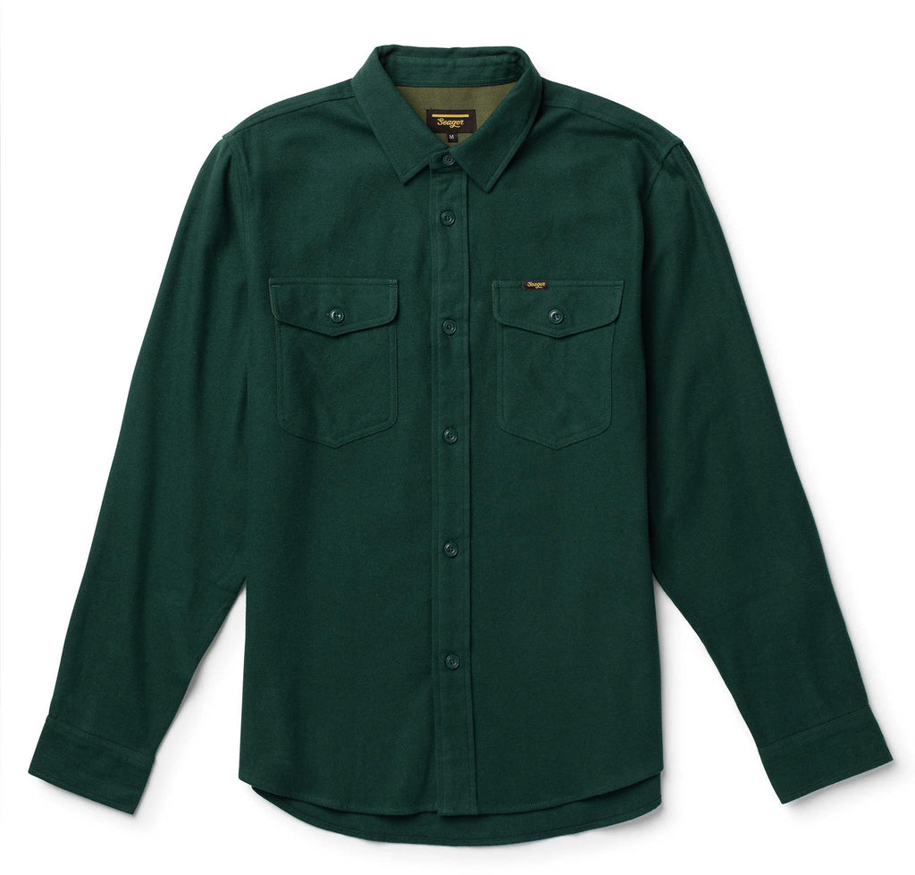 CALICO FLANNEL SOLID EVERGREEN