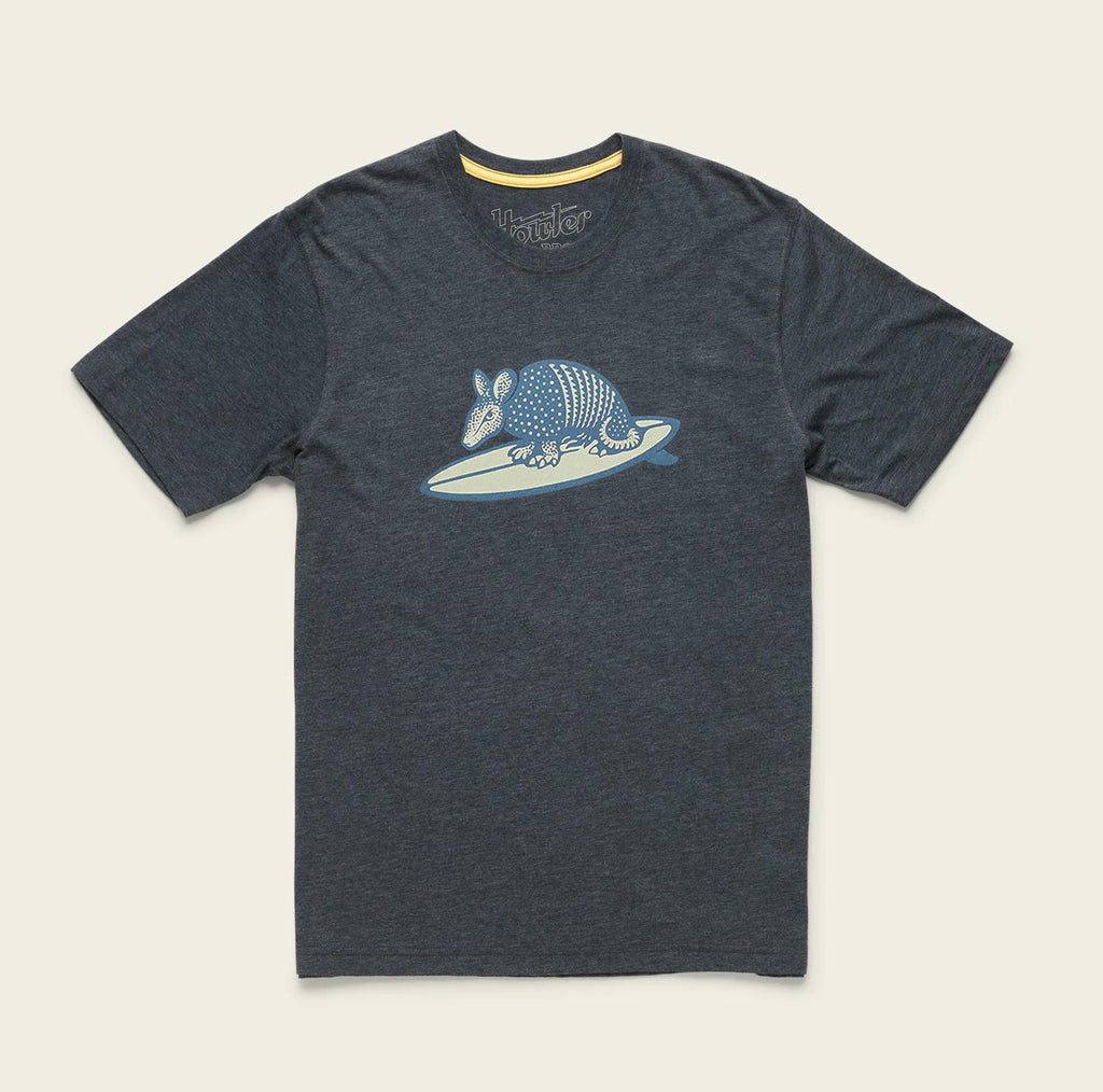 Surfin' Armadillo T-Shirt - Charcoal Heather