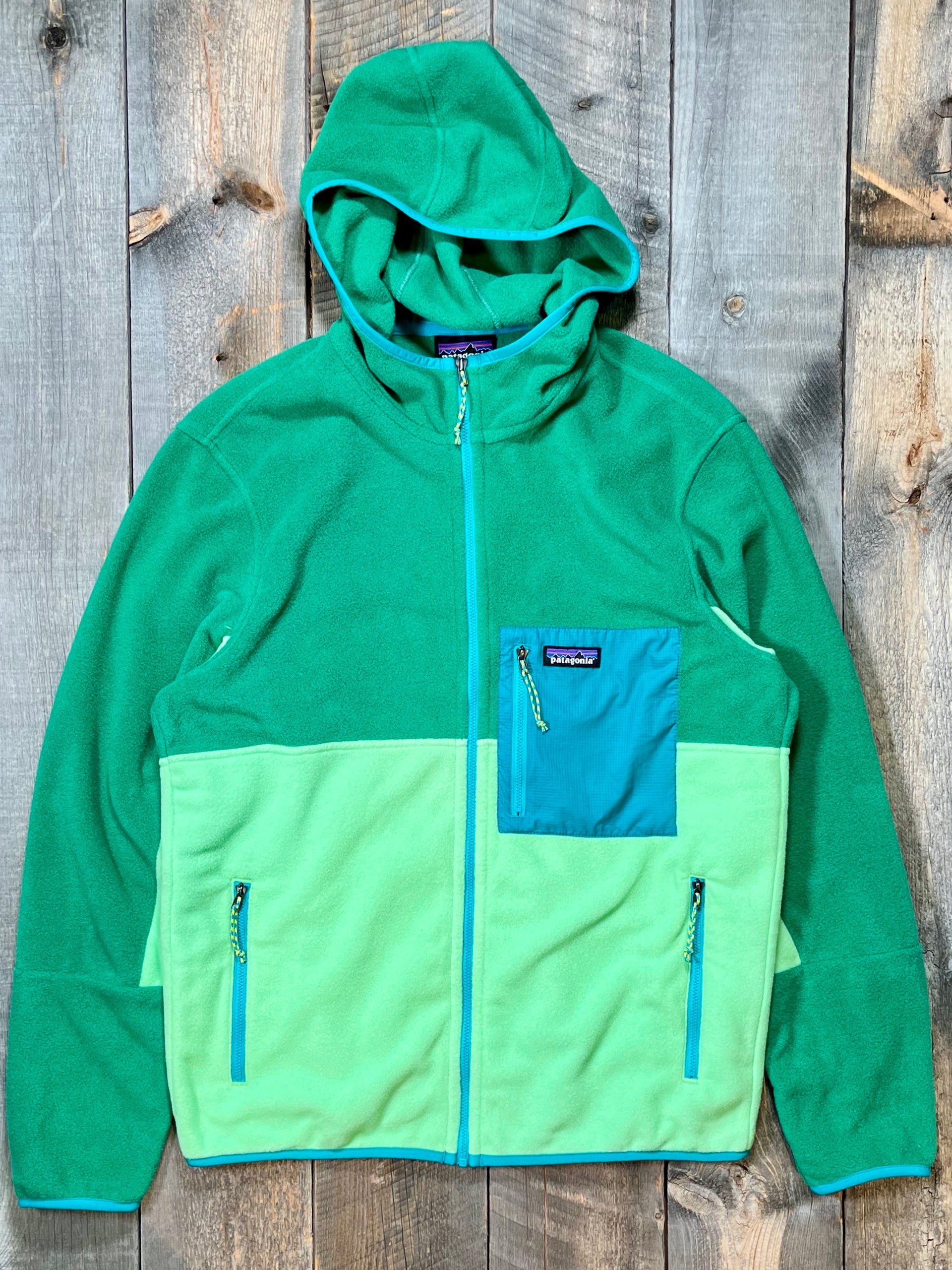 Microdini Hoody Small Glisten Green