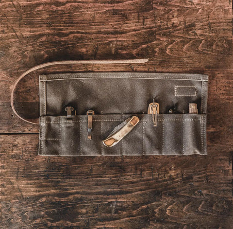 Knife Roll - Field Tan