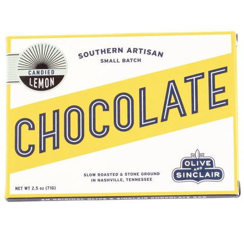 Candied Lemon Chocolate Bar