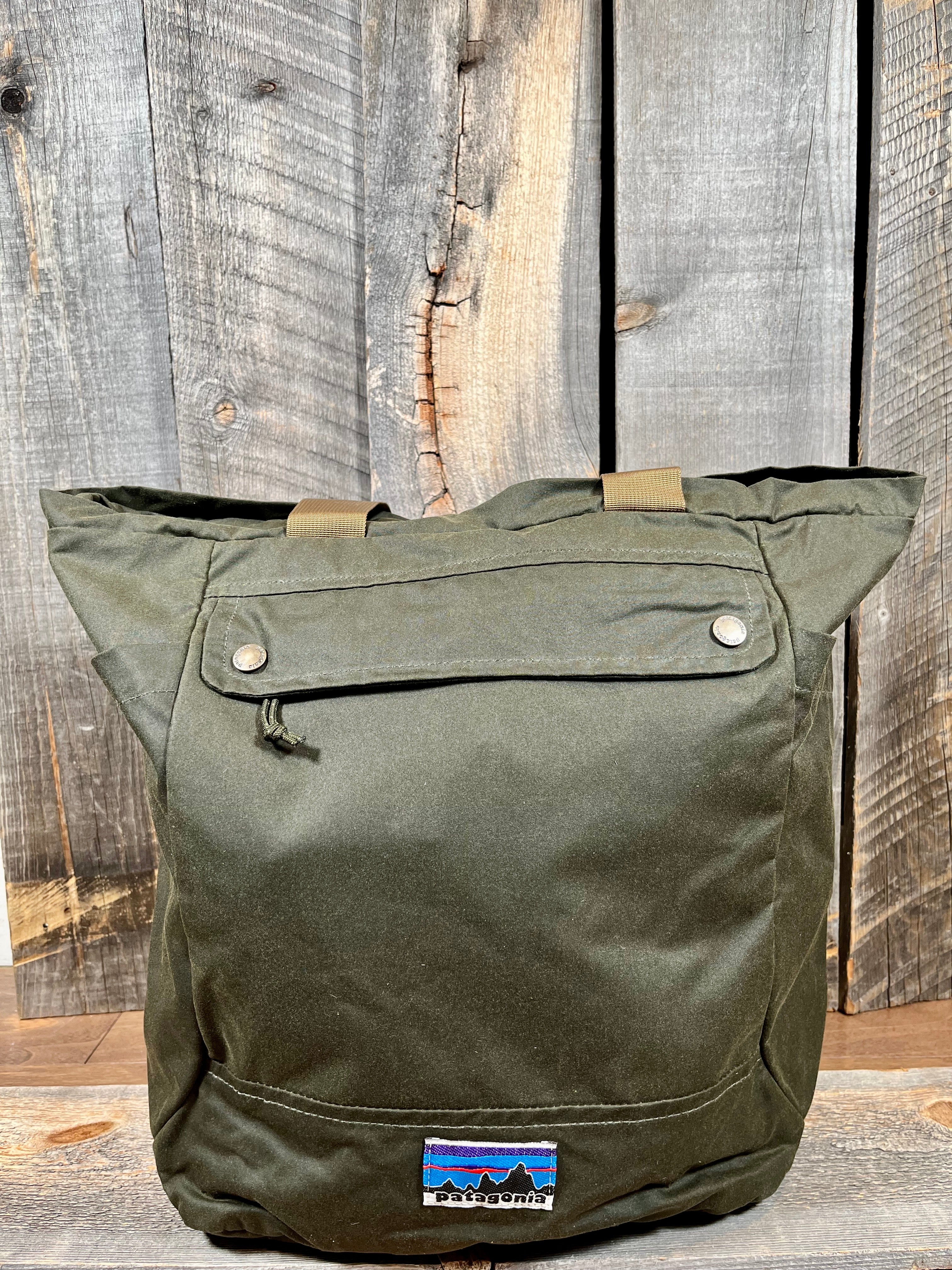Waxed Canvas Tote Pack