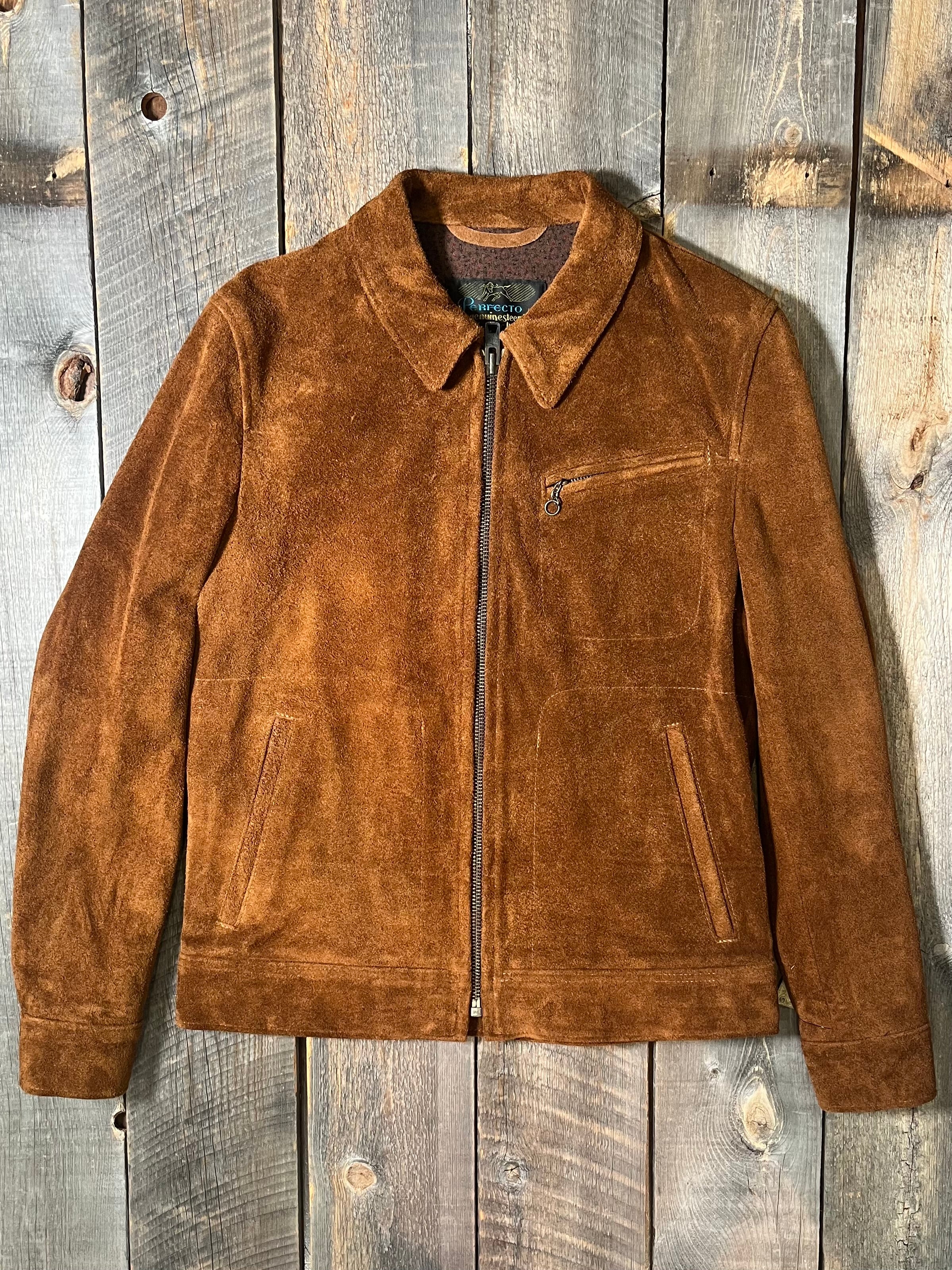Unlined Rough Out Cowhide Jacket 375 – ASHER GOODS Co.