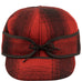 The Original Stormy Kromer Cap - Red Black Plaid