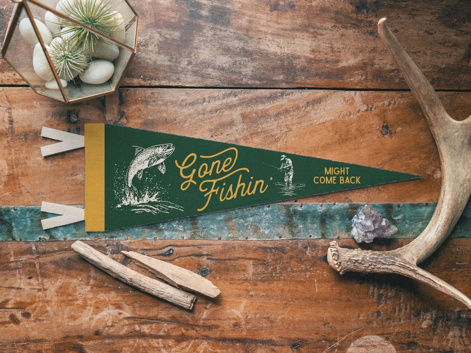 Benoit’s Design Co. Heritage Name Felt Pennant