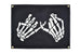 Skeleton Pinky Swear Camp Flag