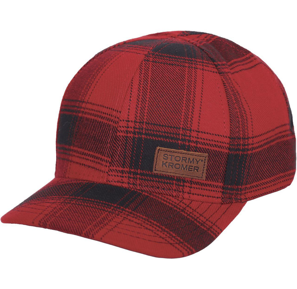 The Flannel Adjustable Curveball - Red Black Plaid