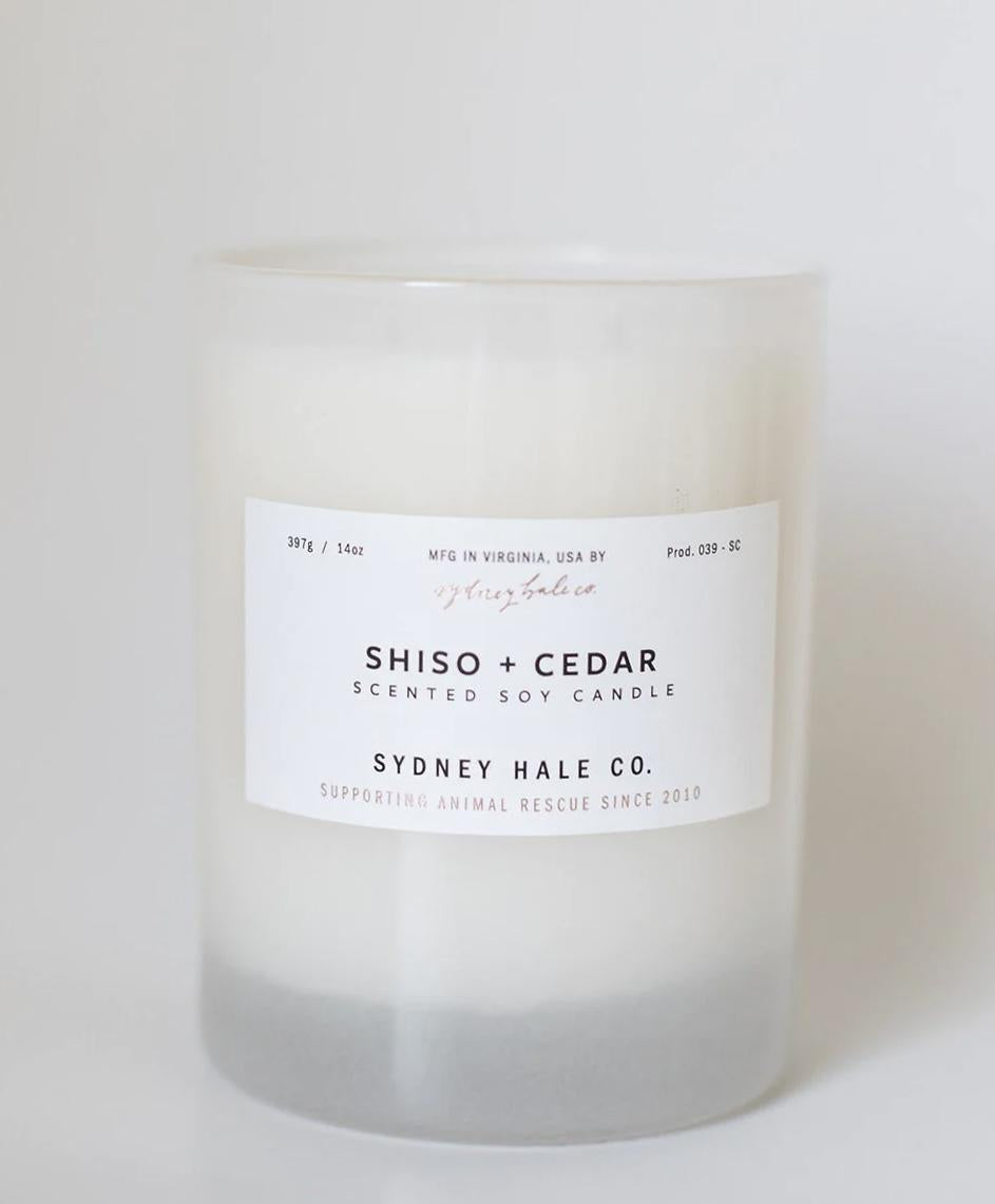 Shiso + Cedar Candle