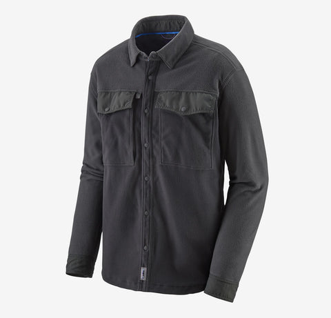 Long-Sleeved Early Rise Snap Shirt - Ink Black