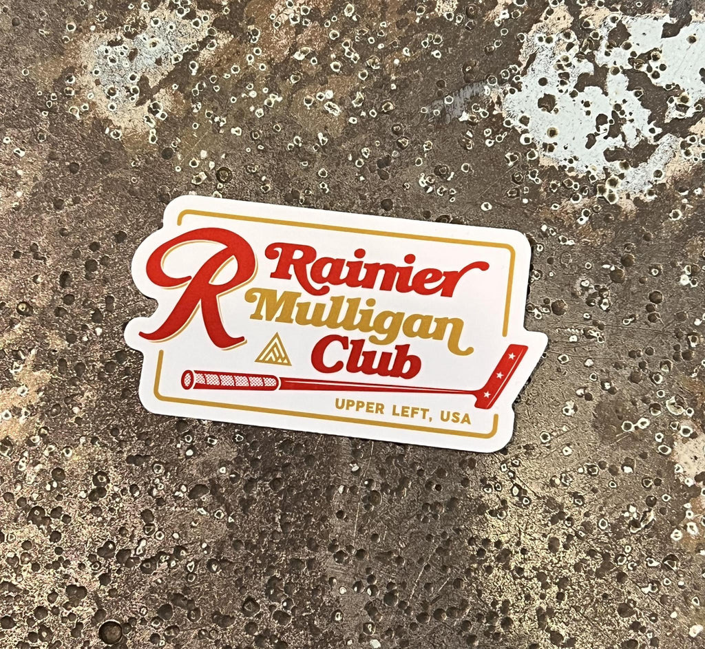 Rainier Mulligan Club Sticker