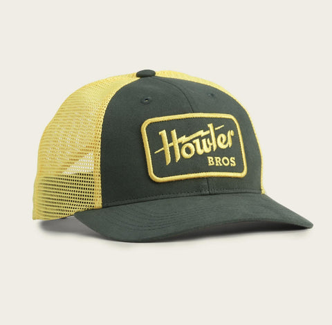 Howler Electric Standard Hat - Green Twill