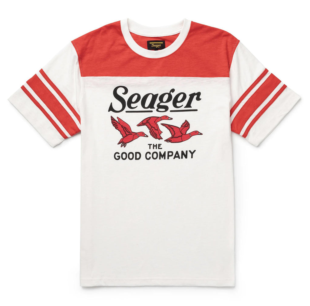 The Riggins Crew Tee - Red White