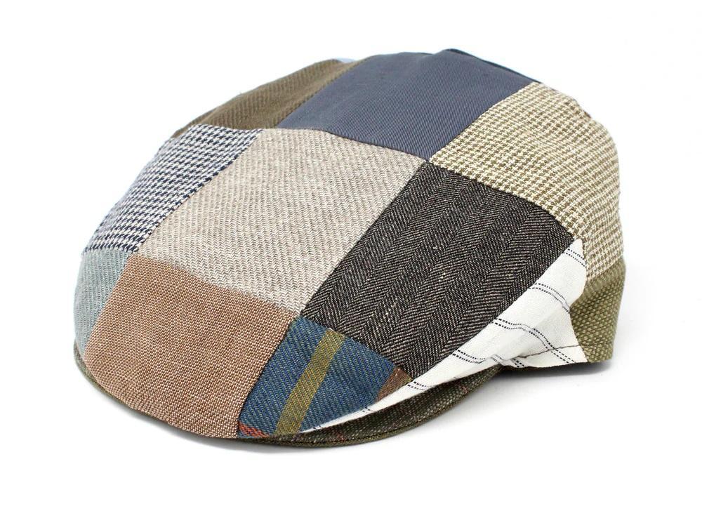 Vintage Cap Patchwork Linen