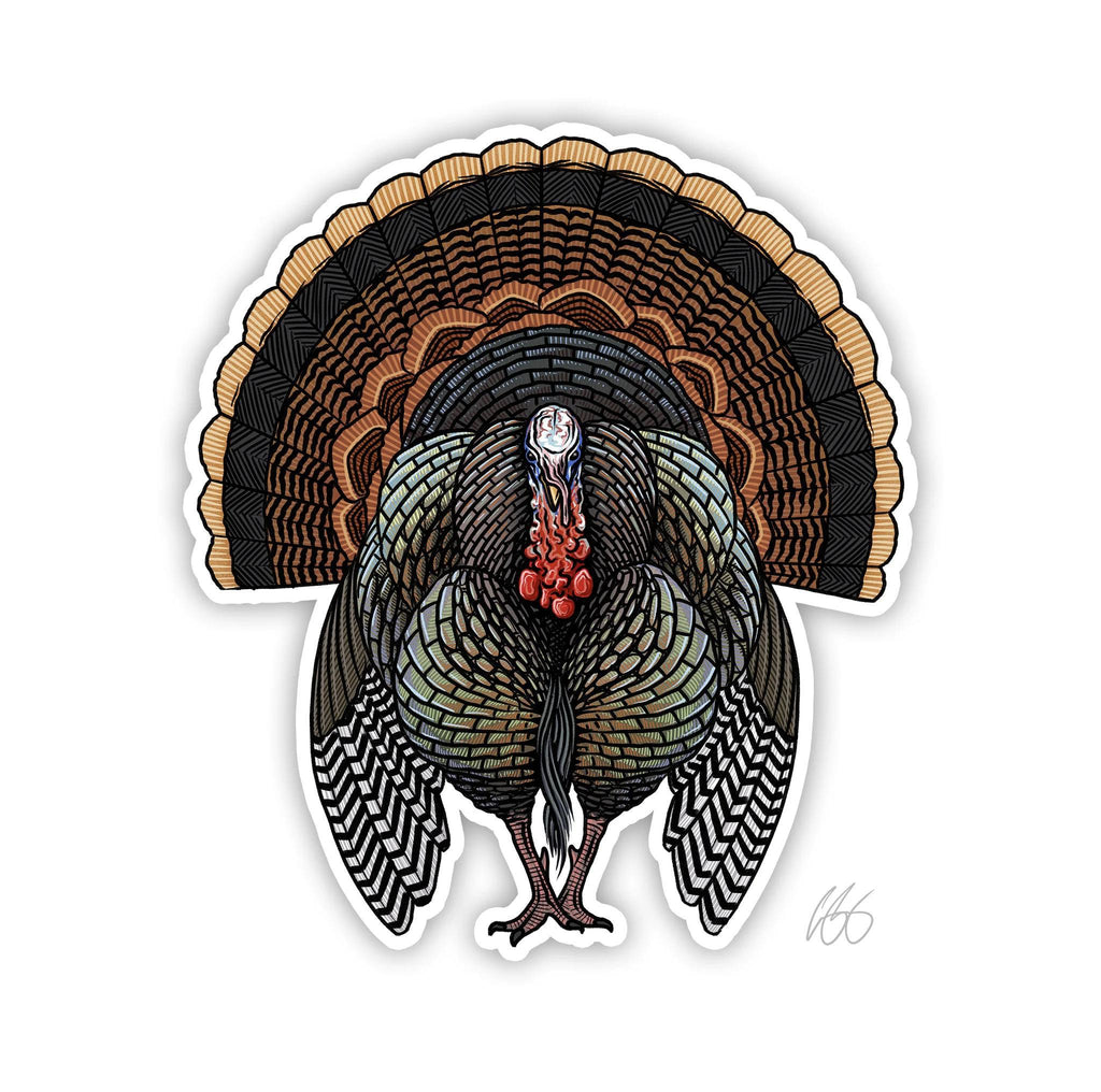 Eastern Wild Turkey Decal – ASHER GOODS Co.