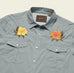 Gaucho Snapshirt - Hibiscus Sage