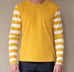 13 Ounce Shifter Long Sleeve - Mustard Combo