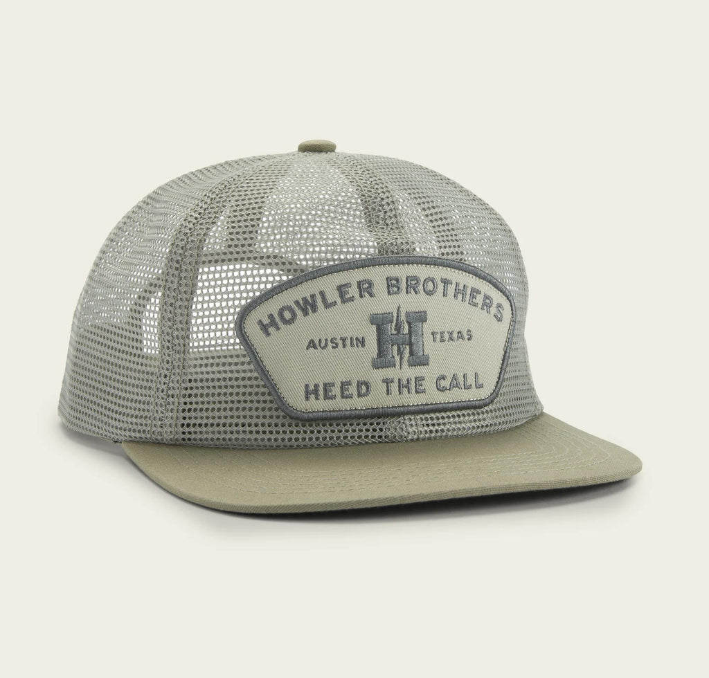 Unstructured Snapback Hats - Howler Feedstore Grey