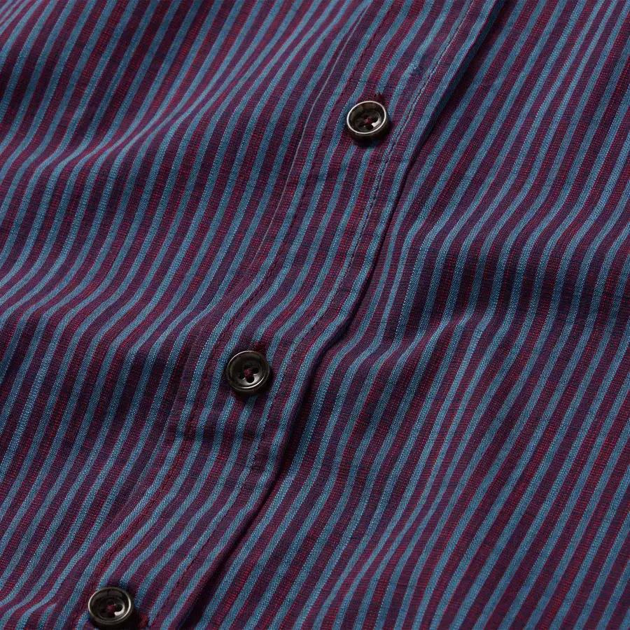 The Short Sleeve Jack - Blue Stripe – ASHER GOODS Co.