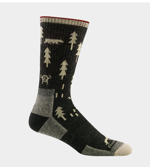 Men's ABC Boot Midweight Hiking Sock with Cushion - Black