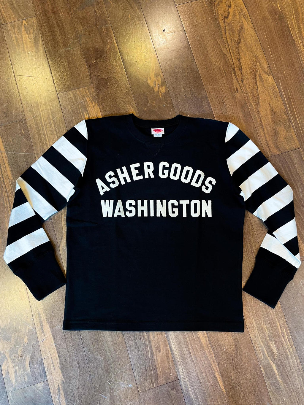 Hometown Jersey - Black and White Stripe
