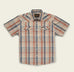 H Bar B Snapshirt - Atlas Plaid Brown Rice