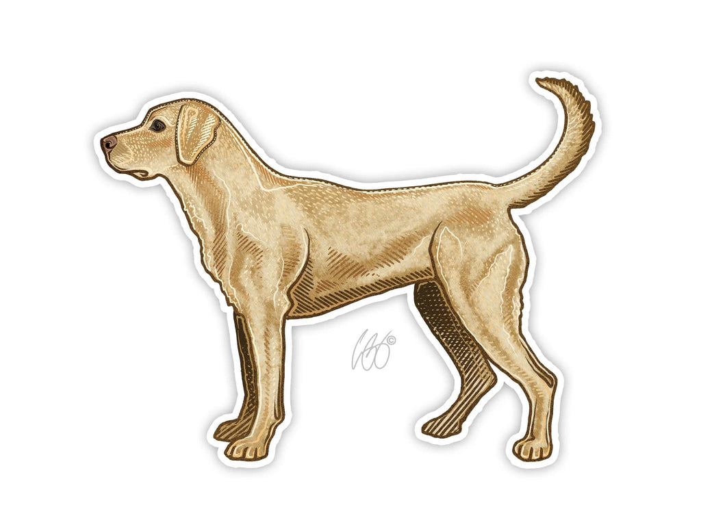 Yellow Lab Decal