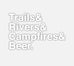 Trailhead Vinyl Decal - White