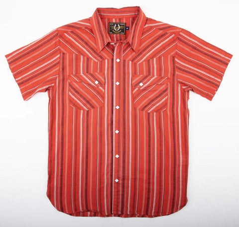 Calico Short Sleeve - Red Stripe