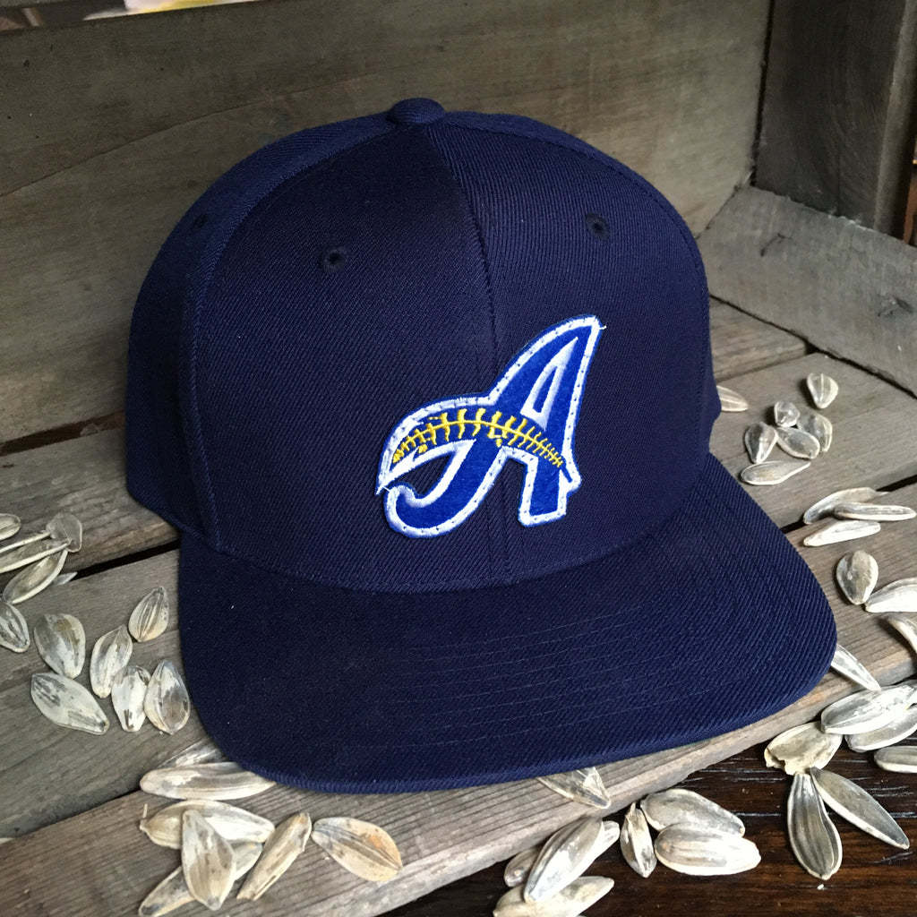 Minor League Signature A Feather Hat - Navy