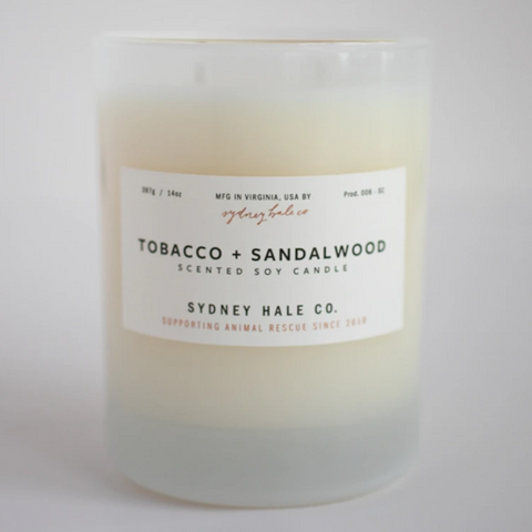 Tobacco + Sandalwood Candle