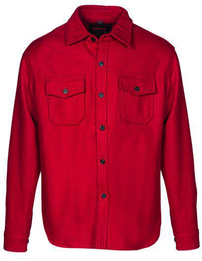CPO Wool Shirt - Red