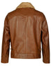 596 Antique Cowhide Rancher Jacket with Sheepskin Collar