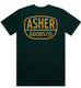 Station Tee - Pine Green