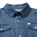 Reagan Pearl Snap Long Sleeve - Denim