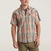 H Bar B Snapshirt - Atlas Plaid Brown Rice