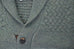 Wool Blend Basket Weave Cardigan - Sage