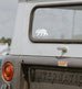 Brooks Vinyl Decal - White
