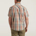 H Bar B Snapshirt - Atlas Plaid Brown Rice